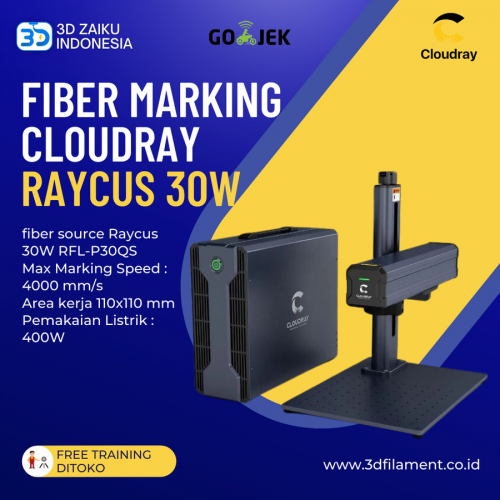 Exclusive Cloudray Raycus 30W Litemarking Fiber Marking Metal Engraving Fast Speed High Precision